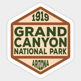 Grand Canyon National Park badge Sticker